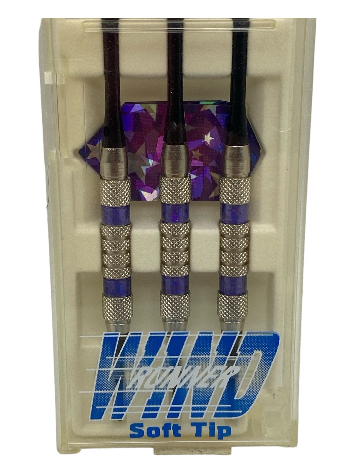 Set Of 3 GLD Products Wind Runner Soft Tip Purple Darts 16 Grams Old New Stock