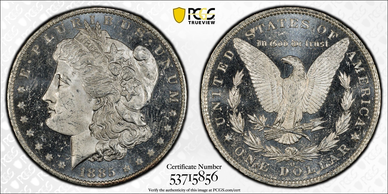 1885-O $1 PCGS MS64DMPL - Morgan Dollar