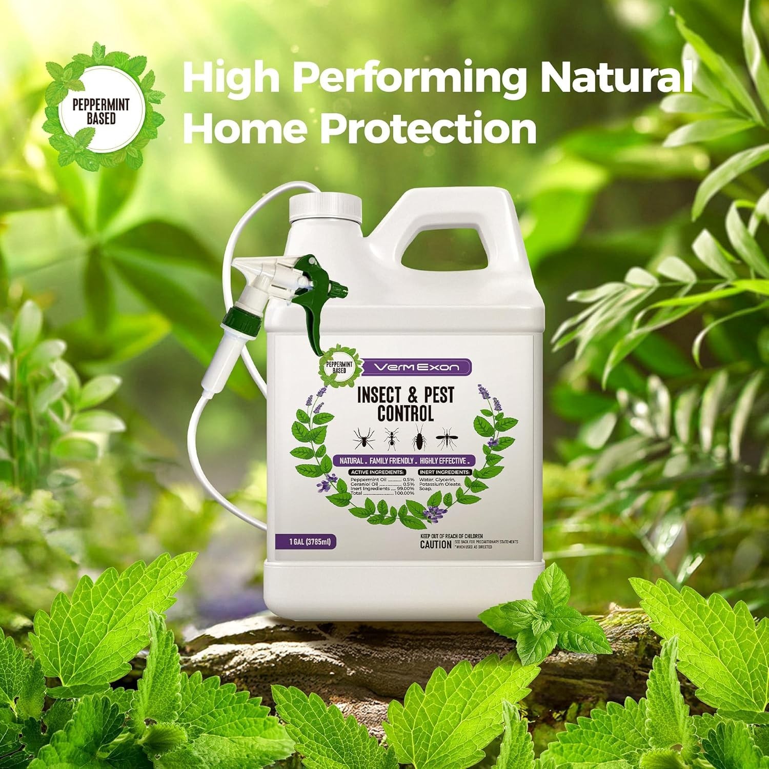 Peppermint Oil Pest Control Spray 128oz Natural Bug Killer for Insects & Rodents