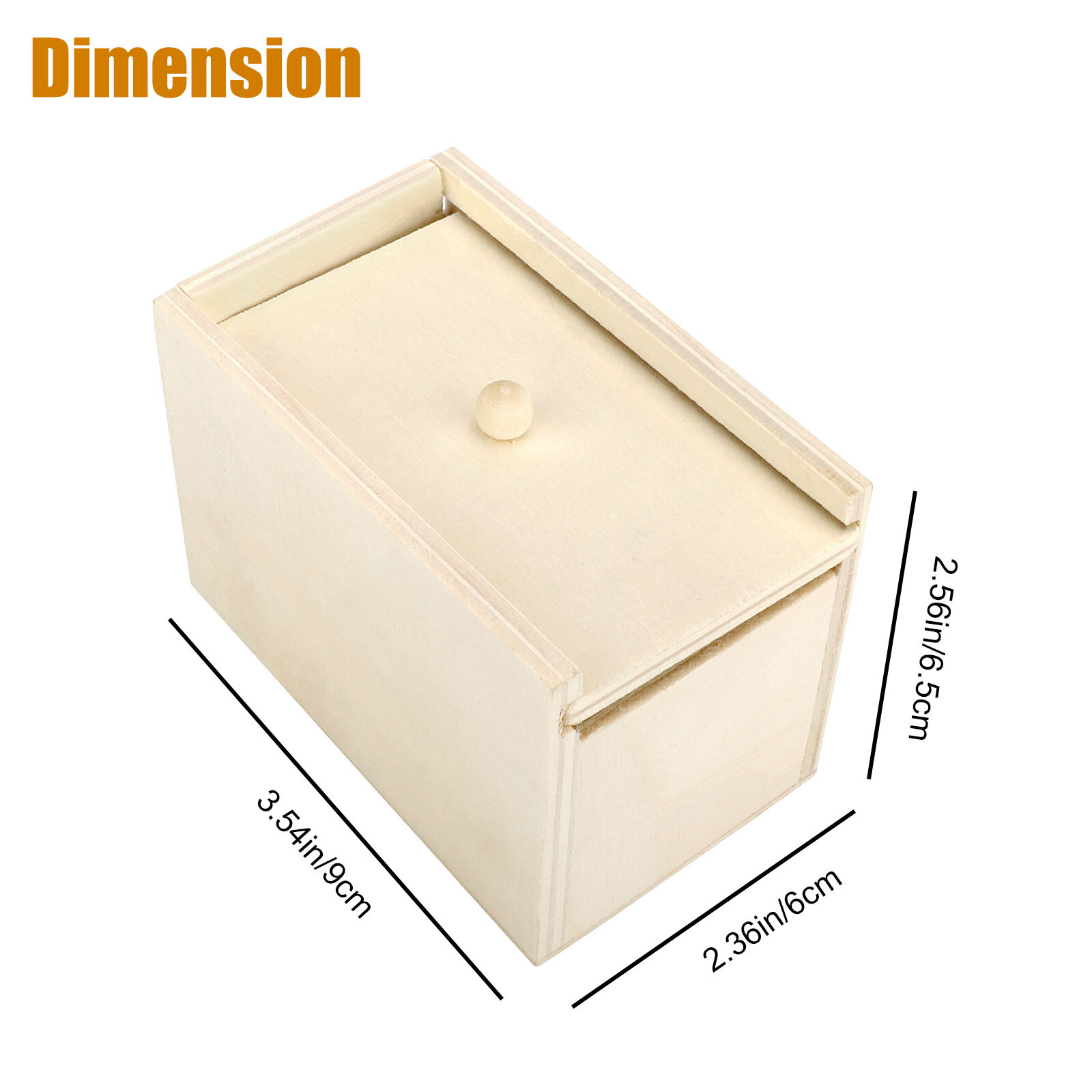 2PCS Wood Prank Spiders Scare Box Hidden in Case Trick Play Joke Scarebox Funny