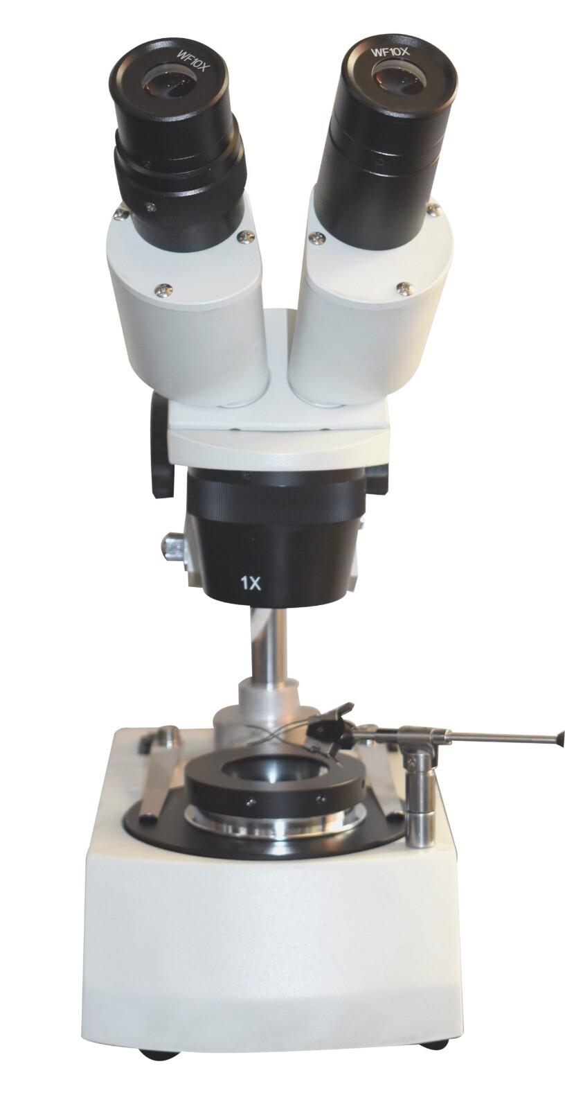 Diamond & Gemstone Inspection Microscope 10-60× Darkfield LED Gem Clamp