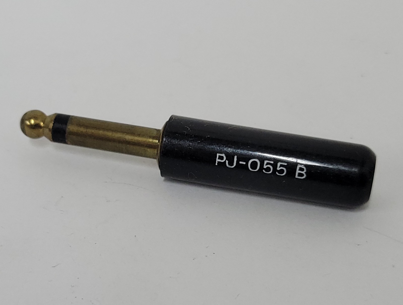 PJ-055B 1/4" plug - new old stock - black - PJ-55 B