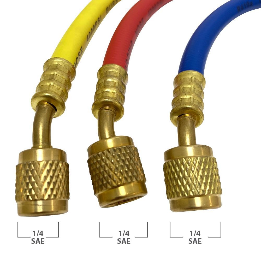 Appli Parts APMG-H72630 72 in Long 1/4 in SAE, 3pcs Refrigerant Hoses for use wi