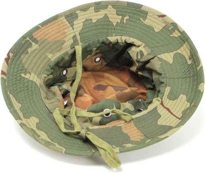 Vietnam War Mitchell Colourfast Wrinkle Resistant Camouflage Hat Size 59CM
