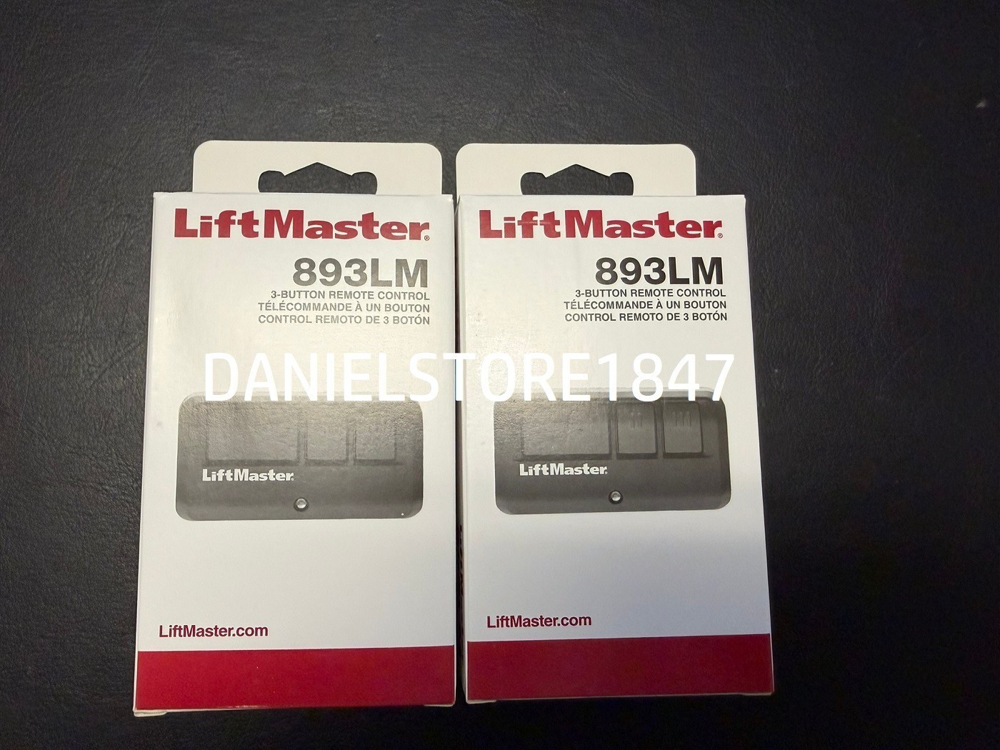 2 Pack LiftMaster 893LM Remotes | Security+ 2.0 Garage Door Opener Controls