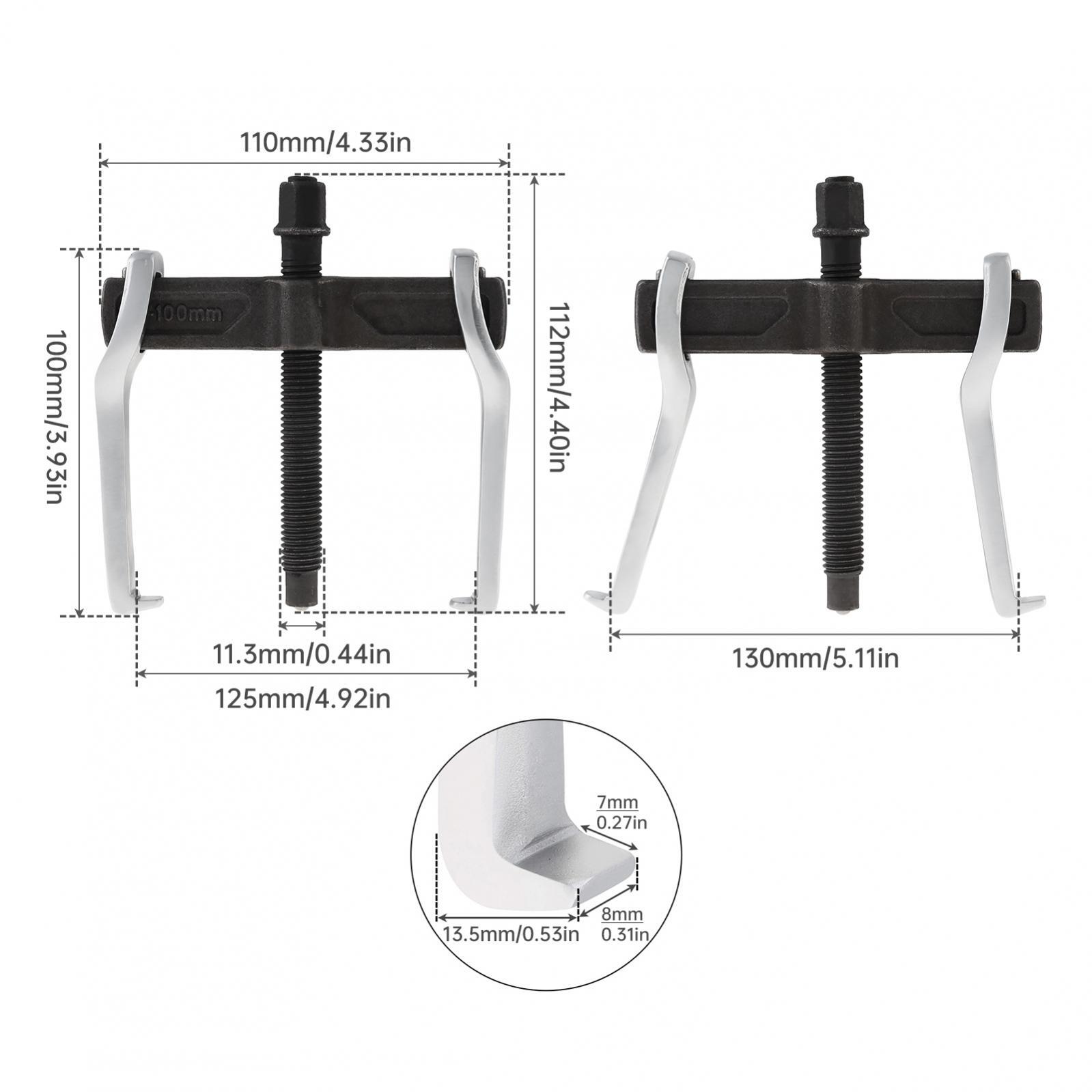 Bearing Puller Adjustable 2 Jaw Gears Puller for External Internal Pulling Tool