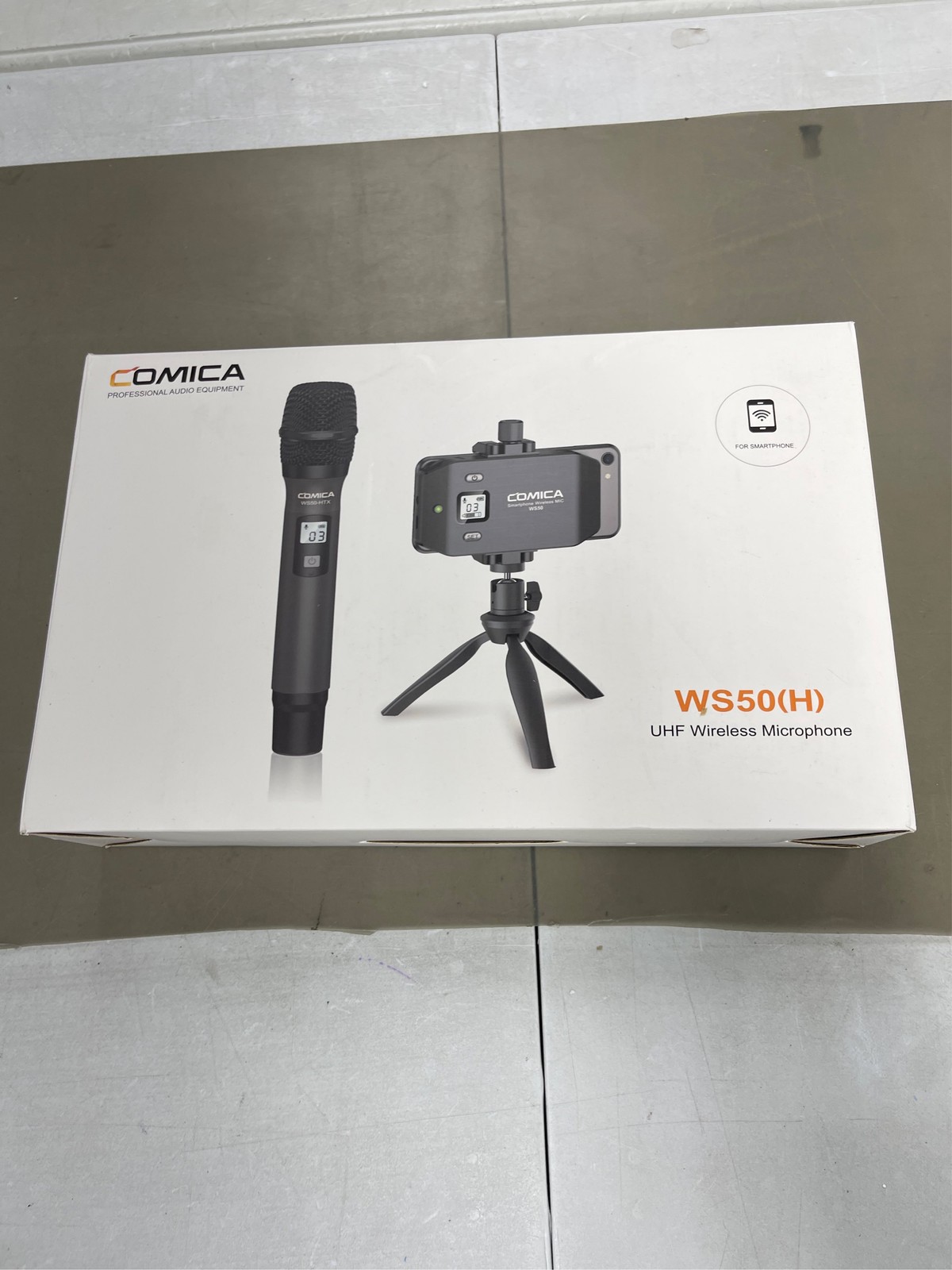COMI-CVM-WS50H Wireless Handheld Microphone for Smartphones