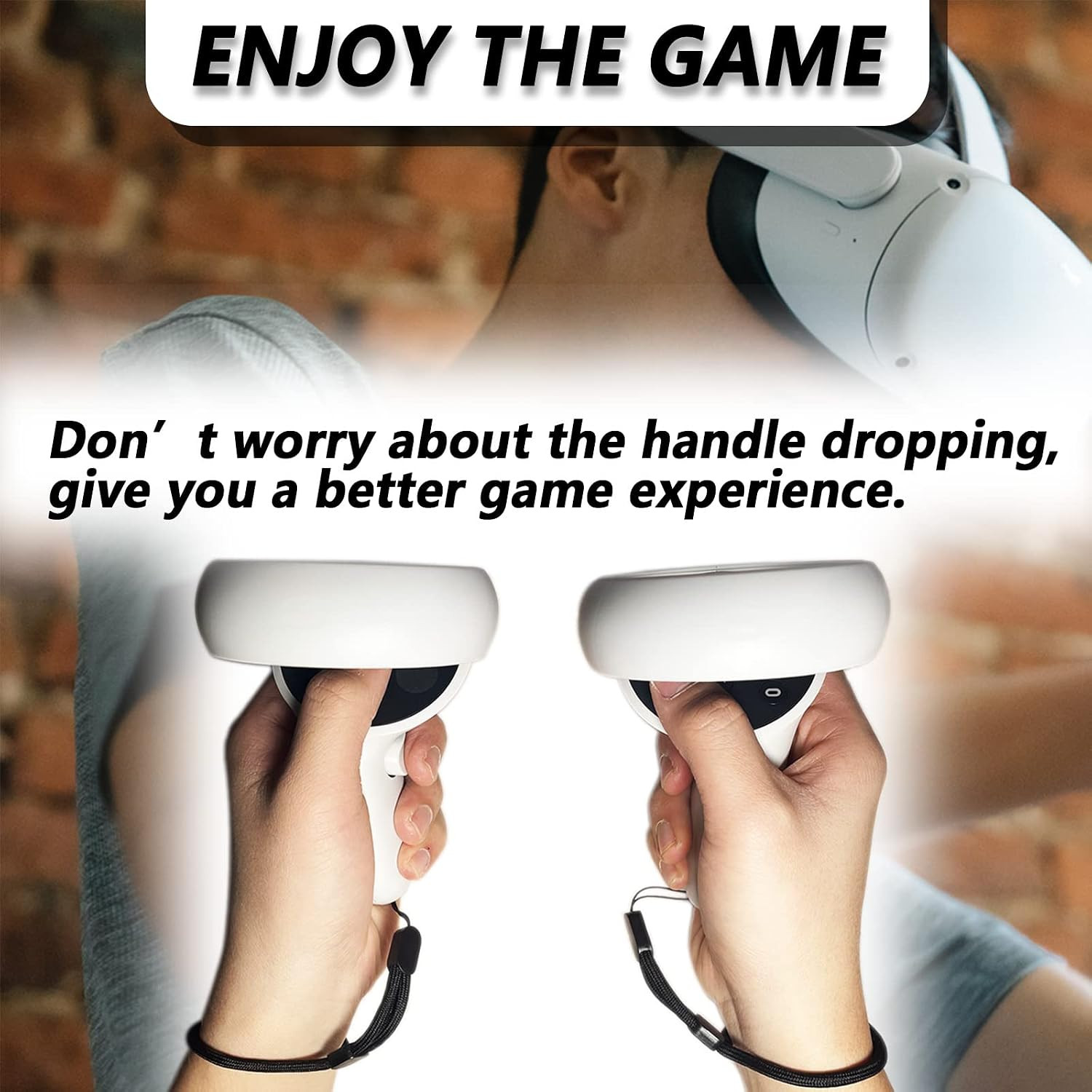 Improved Replacement Reflective Wrist Straps for Oculus Quest 2 Gen Controller,