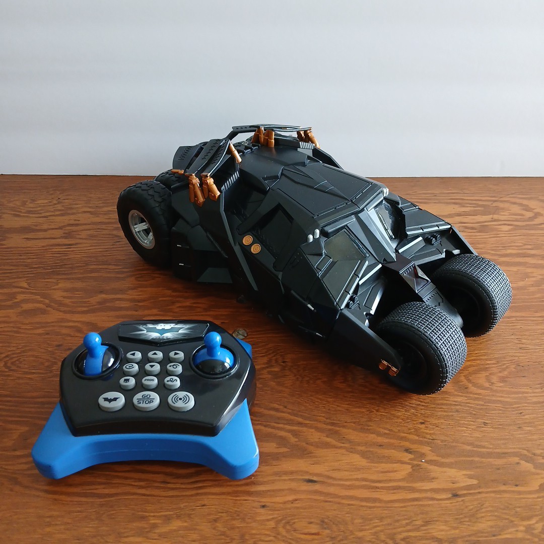 Batman The Dark Knight Batmobile U-Command RC Car - Excellent Condition Tested