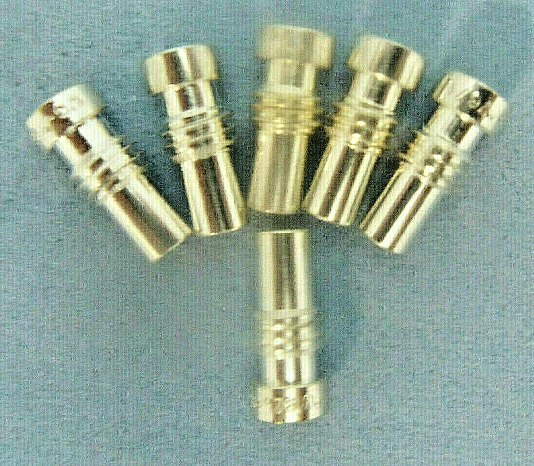 PL-259, EZ-"N", adapters for RG-174, RG-59, or  RG-8x, Silver, 6 or 12 Pack.