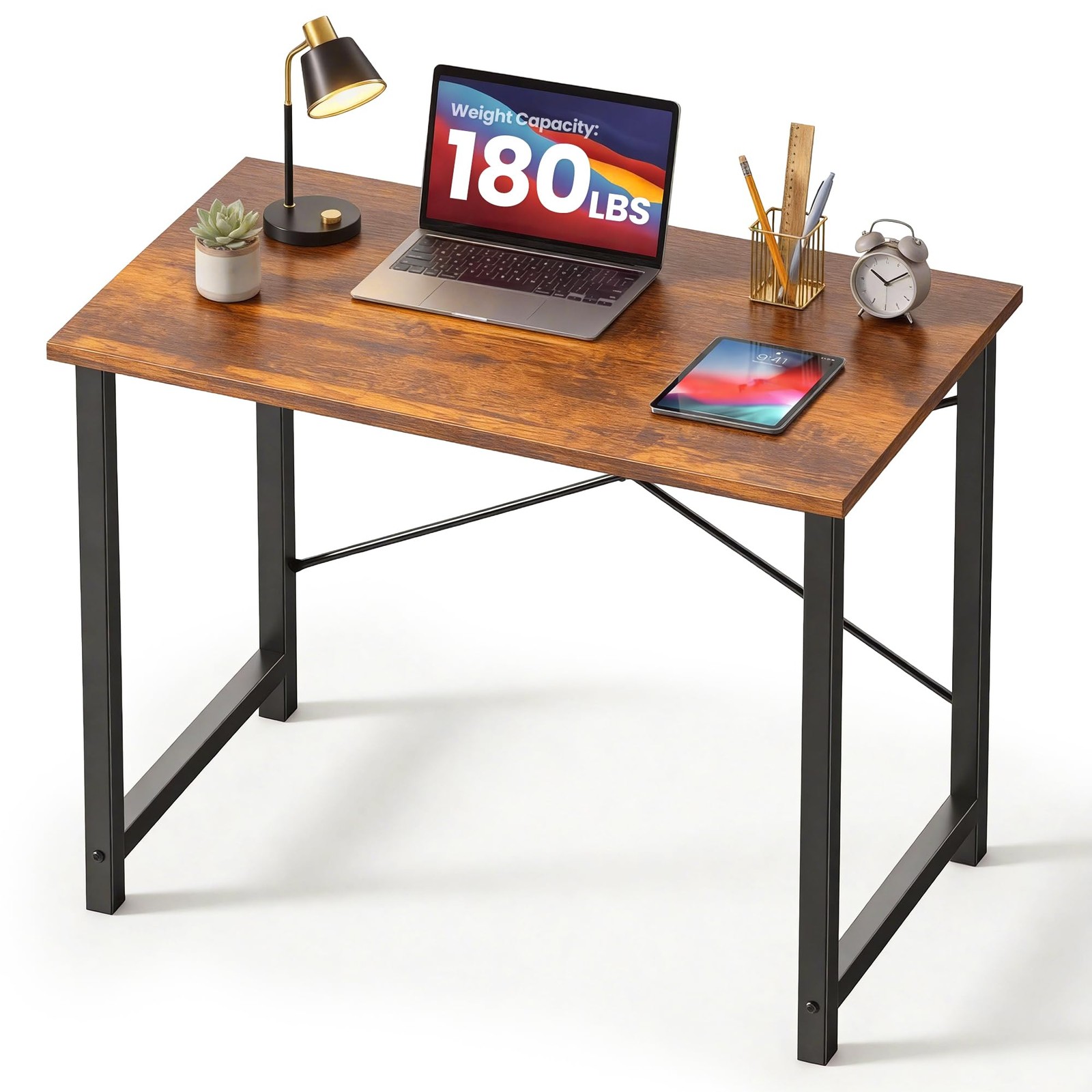 31 Inch Small Computer Desk for Home Office, Modern Study Writing Gaming Work...