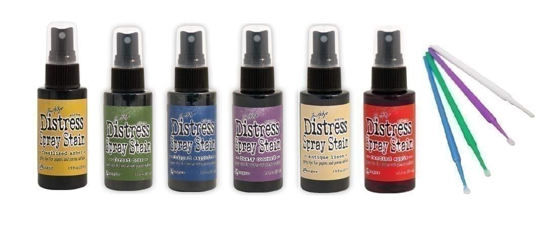 Ranger Distress Spray Bundle - Mixed Distress Spray Super Bargain Set with PTP