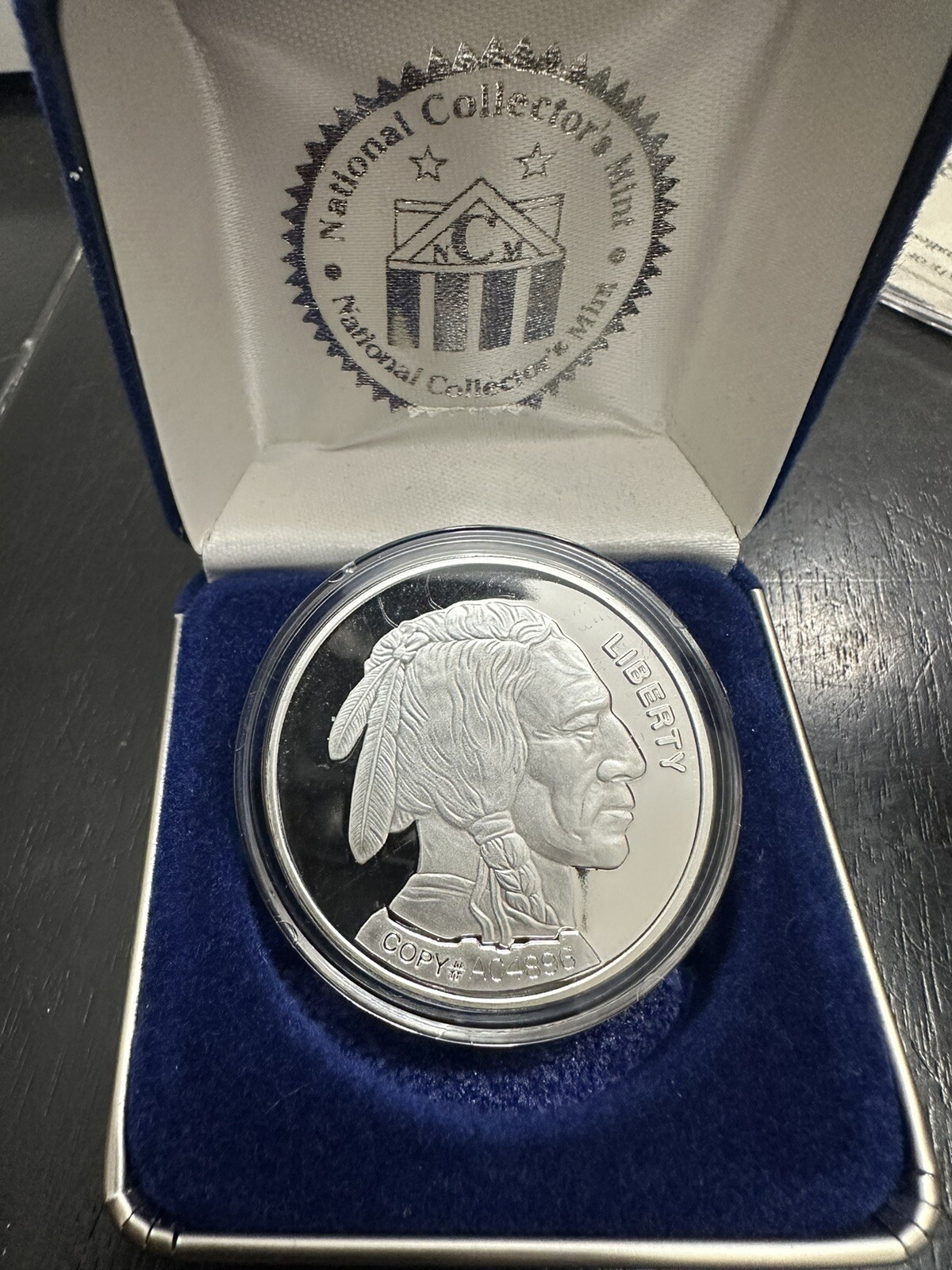 COPY 2003 U.S. BUFFALO Silver COIN INDIAN HEAD COIN Silver Clad