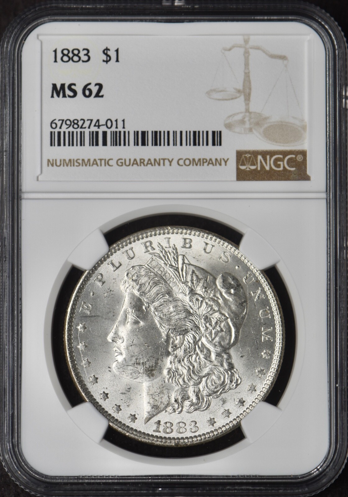 1883 Morgan Silver Dollar - NGC MS62 - ✪COINGIANTS✪