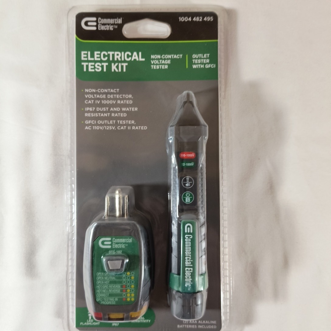 Electrical Test Kit Commercial Electric Non Contact Voltage Tester 1004 482 495
