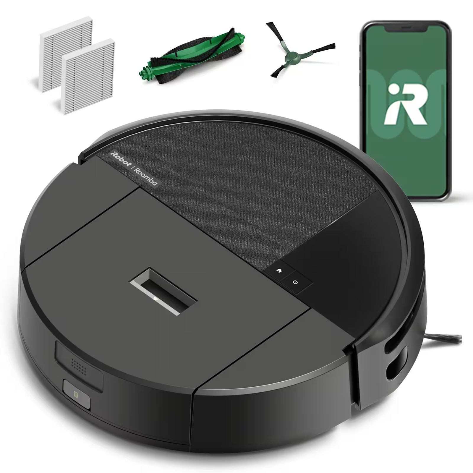 iRobot - Roomba 205 DustCompactor Vacuum - Compacts Dirt Inside, No Emptying ...