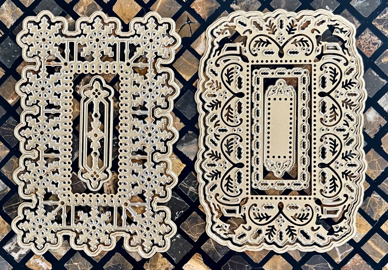 Anna Griffin Mini Holiday Frame Dies