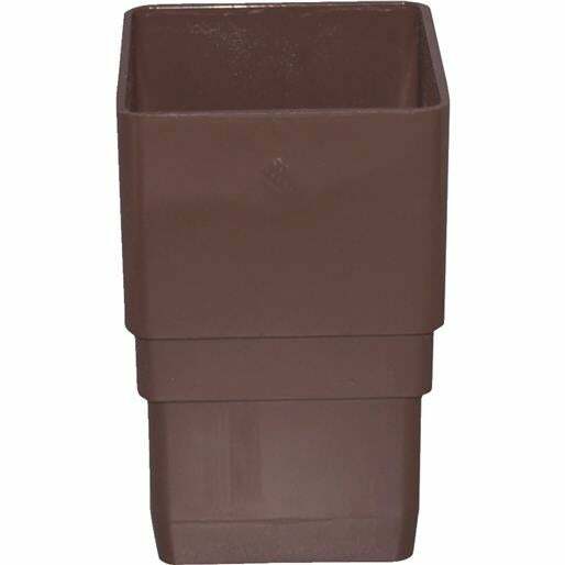 LOT OF 5 GENOVA Products RB203 Downspout Coupler, Brown MADE IN USA