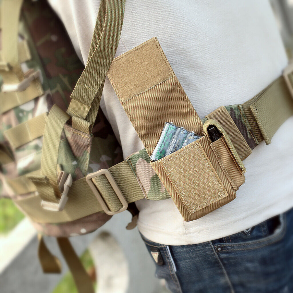 Molle Tactical Storage Cigarette Pouch Mini Wallet EDC Tool Gadget Waist Pack