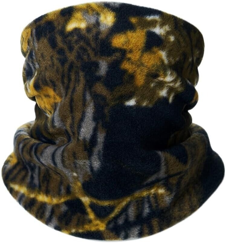Cold Weather Camo Neck Warmer Gaiter Winter Polar Fleece Face Mask Cover Scarfs