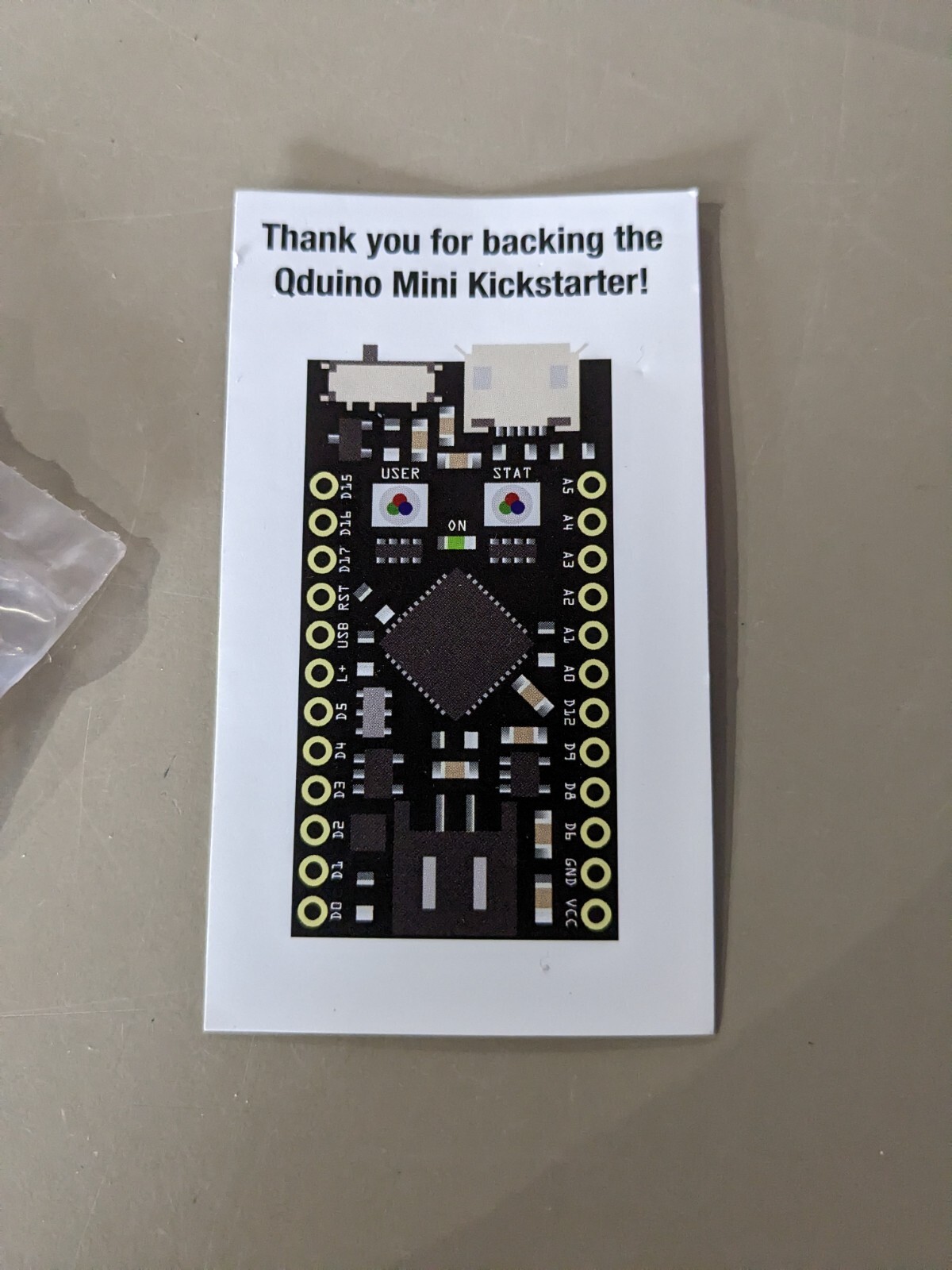 4x Qduino Mini Arduino Dev Board Kickstarter !Charity!