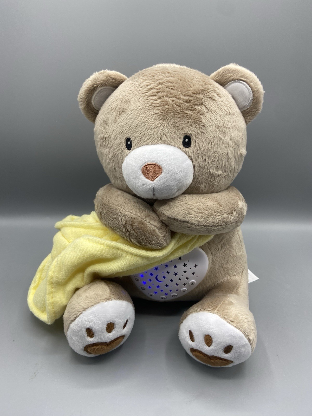 BEREST Rechargeable Baby Sleep Soother Bear, Mom's Heartbeat & Lullabies Lights