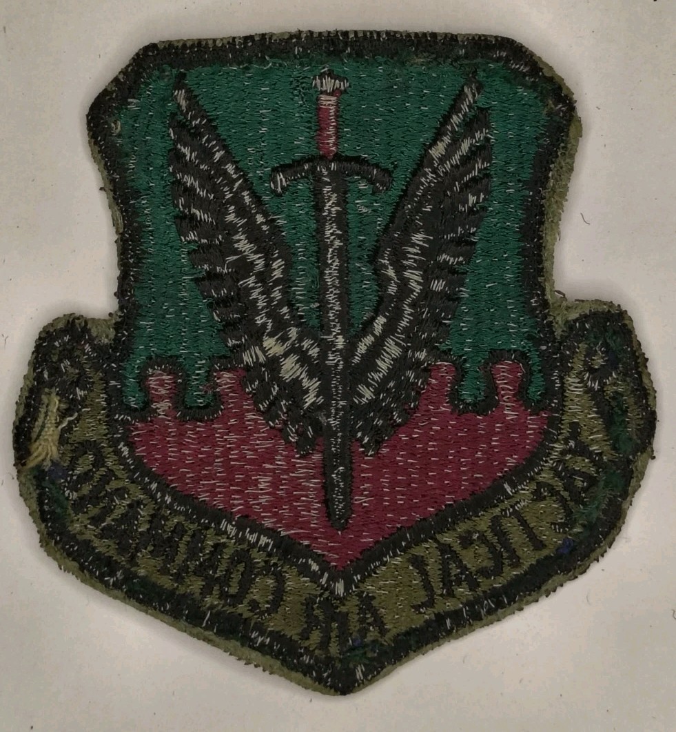 US Air Force Tactical Air Command Shoulder Patch Subdued USAF Sew on Vintage
