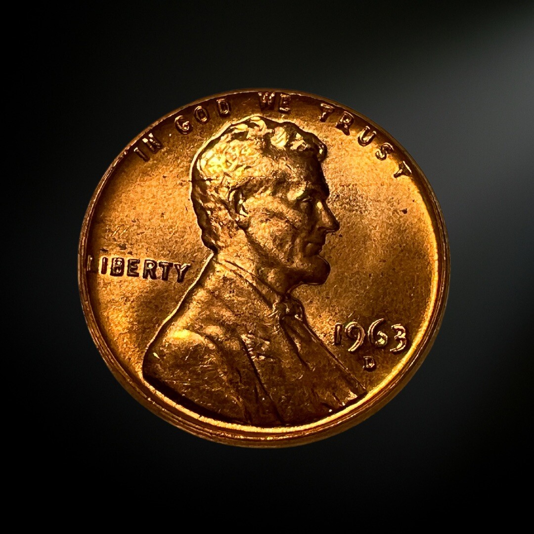 1963-D Lincoln Memorial Penny BU Brilliant Uncirculated Denver Mint