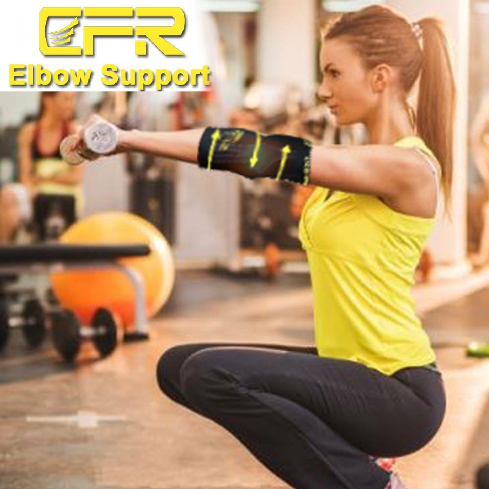 Copper Elbow Brace Compression Support Sleeve Arthritis Tendonitis Joint Pain HG