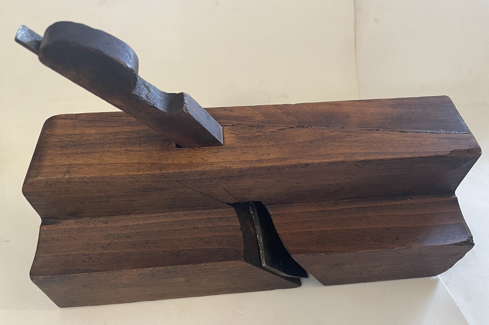 Antique D.R. Barton Woodworking Complex Moulding Plane Wood Tool Molding 🌺🌺