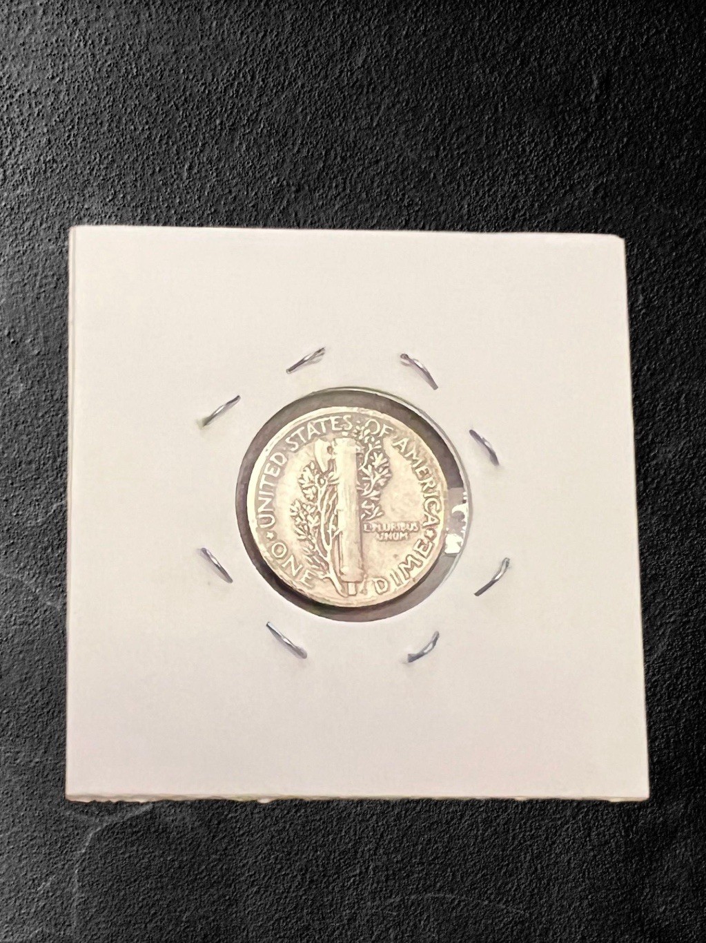 1941-P Mercury Silver Dime TONED- TONING