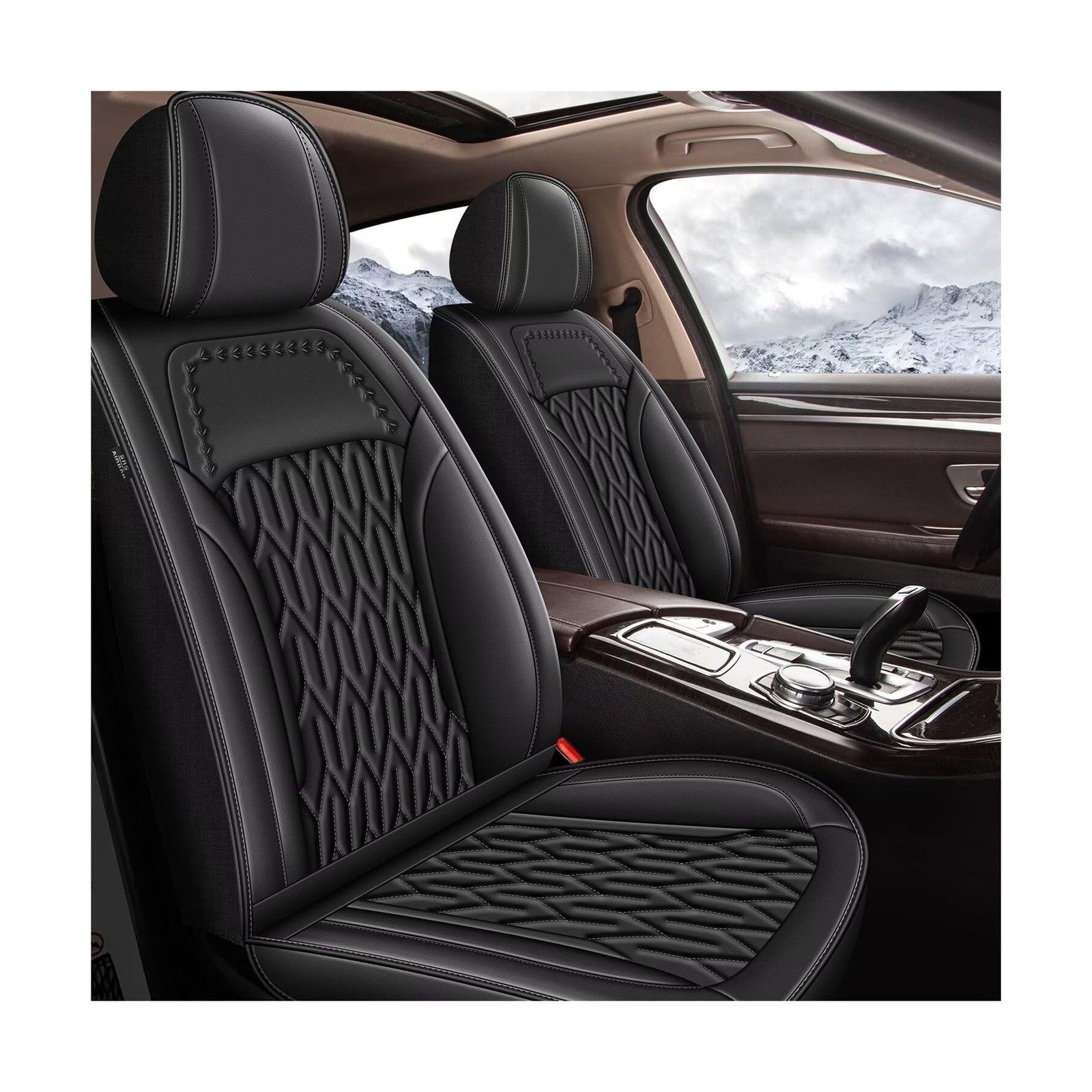 AOMSAZTO Car Seat Cover Fit for Toyota Highlander 2008-2026 Full Set 5 Seats ...