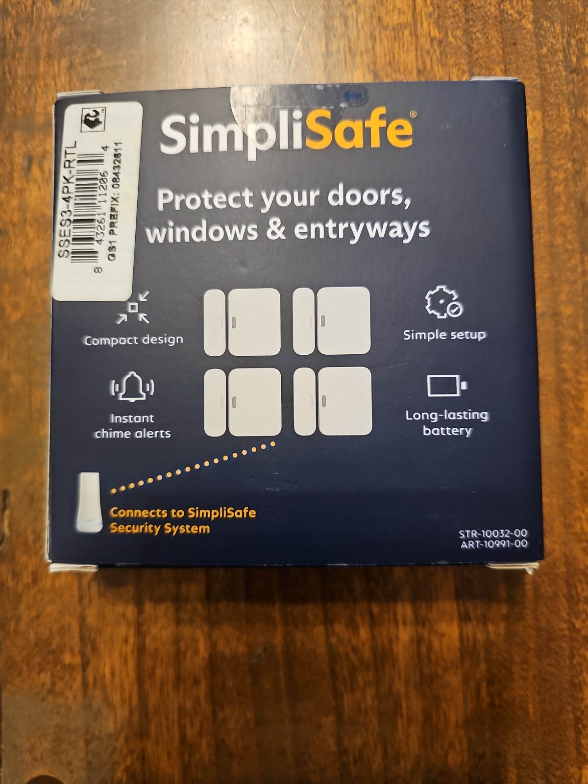 SimpliSafe ENS304 Entry Sensor Pack of 4 - White