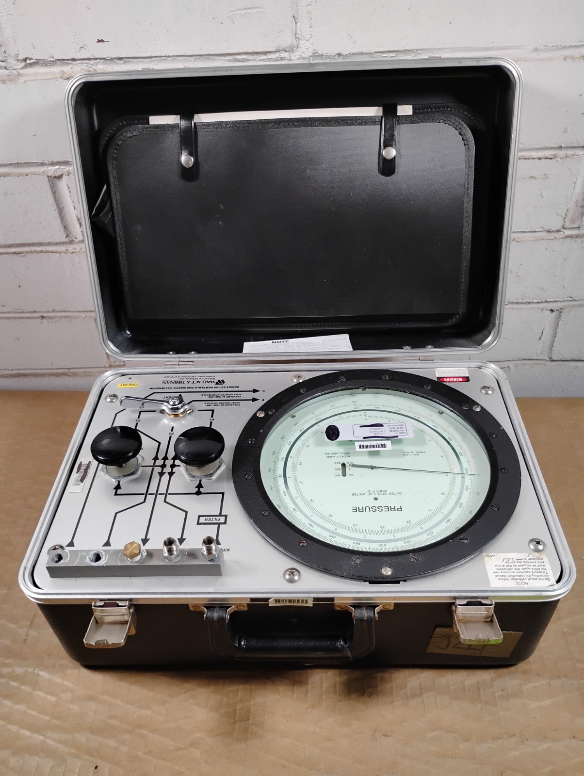 Wallace & Tiernan Series 65-120 Portable Pneumatic Calibrator - UNTESTED SURPLUS