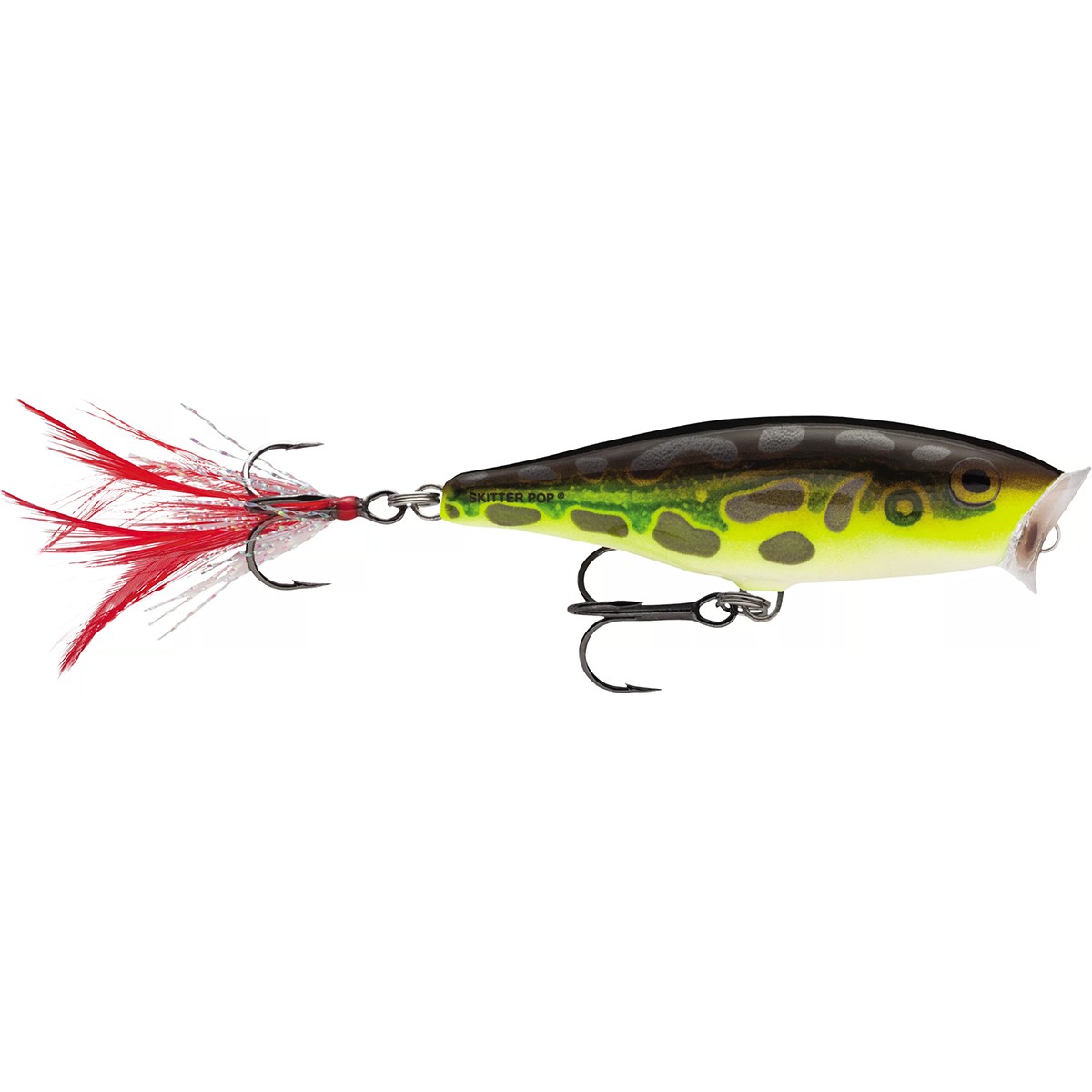 Rapala Skitter Pop 05 Fishing Lure - Lime Frog