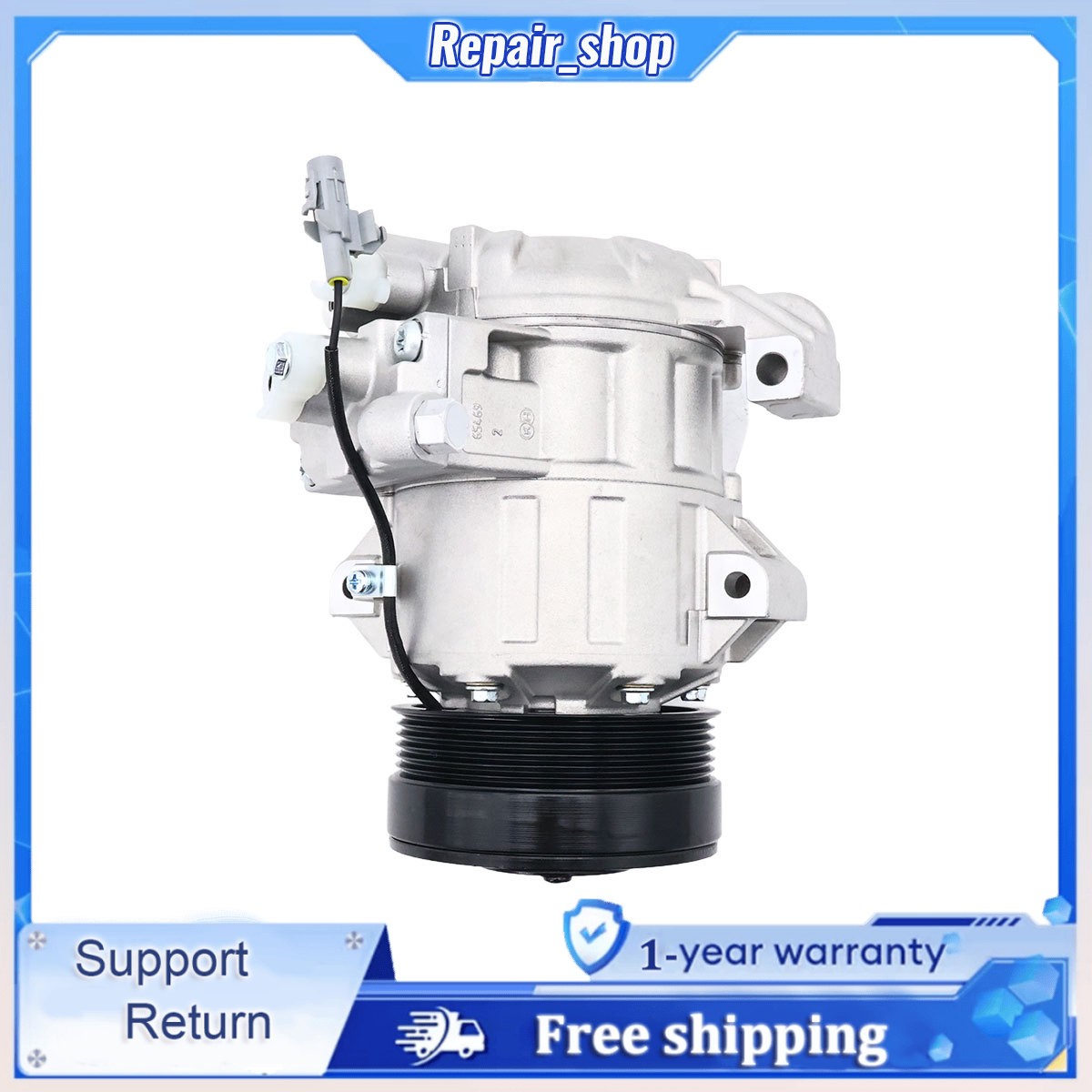 12V A/C Compressor For Suzuki Grand Vitara II 2.0 J20A 95200-64JB1 95200-64JB0