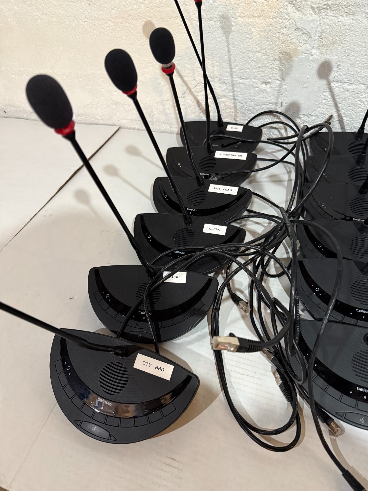 Televic Confidea Wireless Conference Microphone System