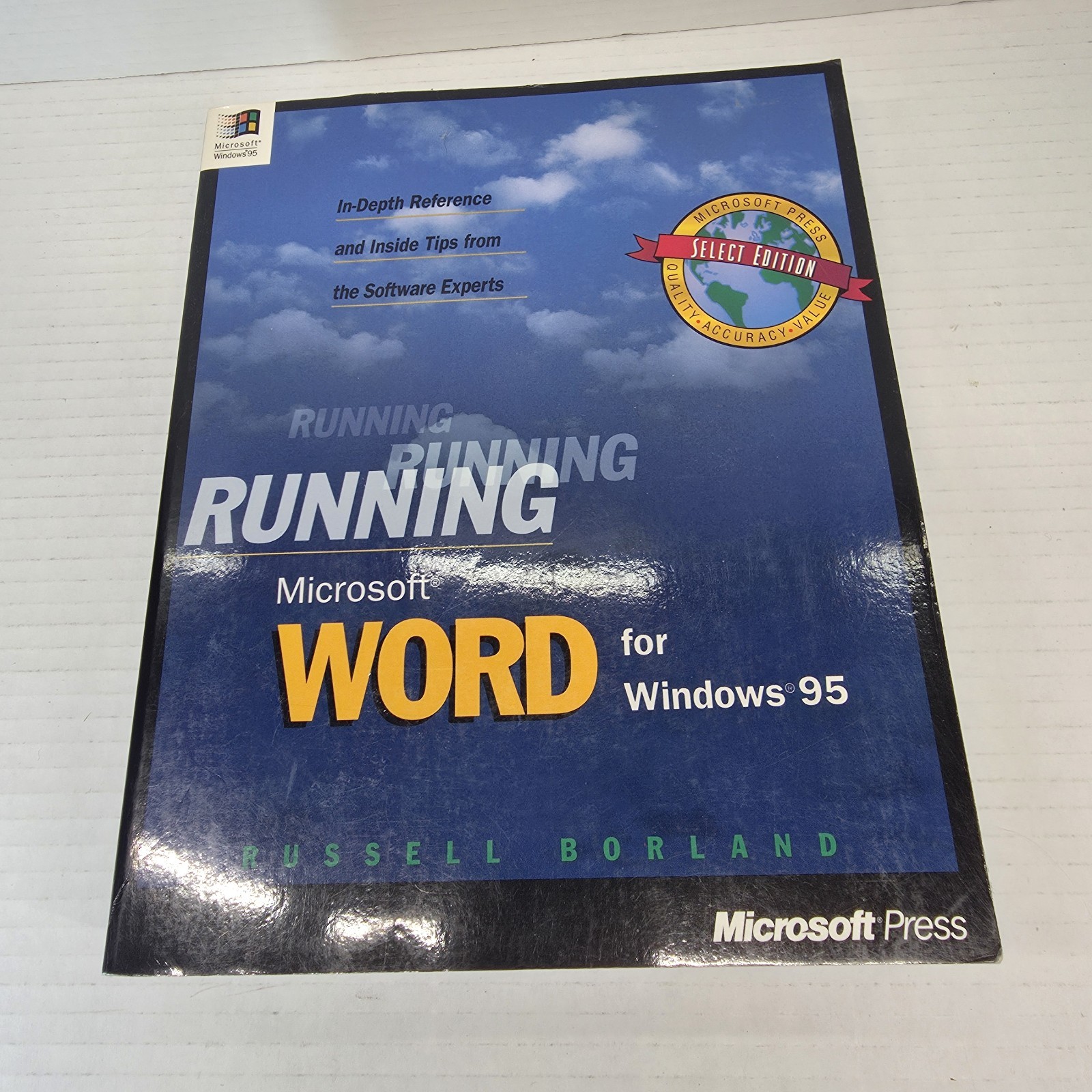 Vintage Microsoft Press Running Microsoft Word 95 Guide Russell Borland Manual