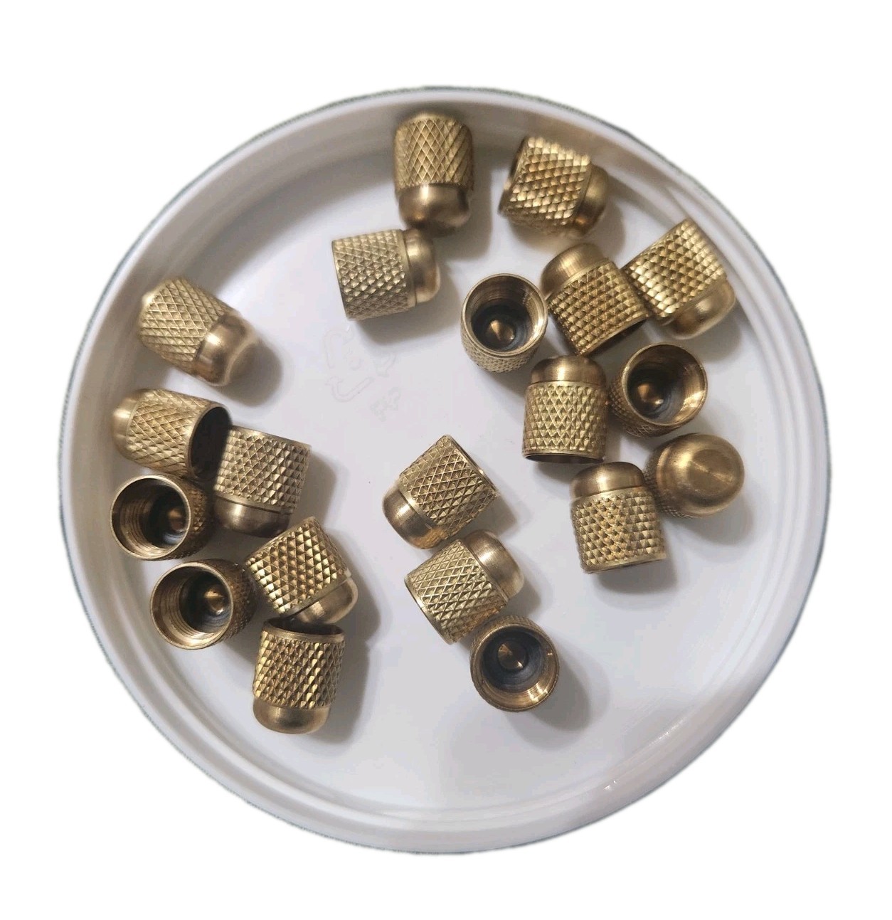 Brass Caps with Rubber O-rings - Seal HVAC Access Ports 1/4” Cap - 50 PACK