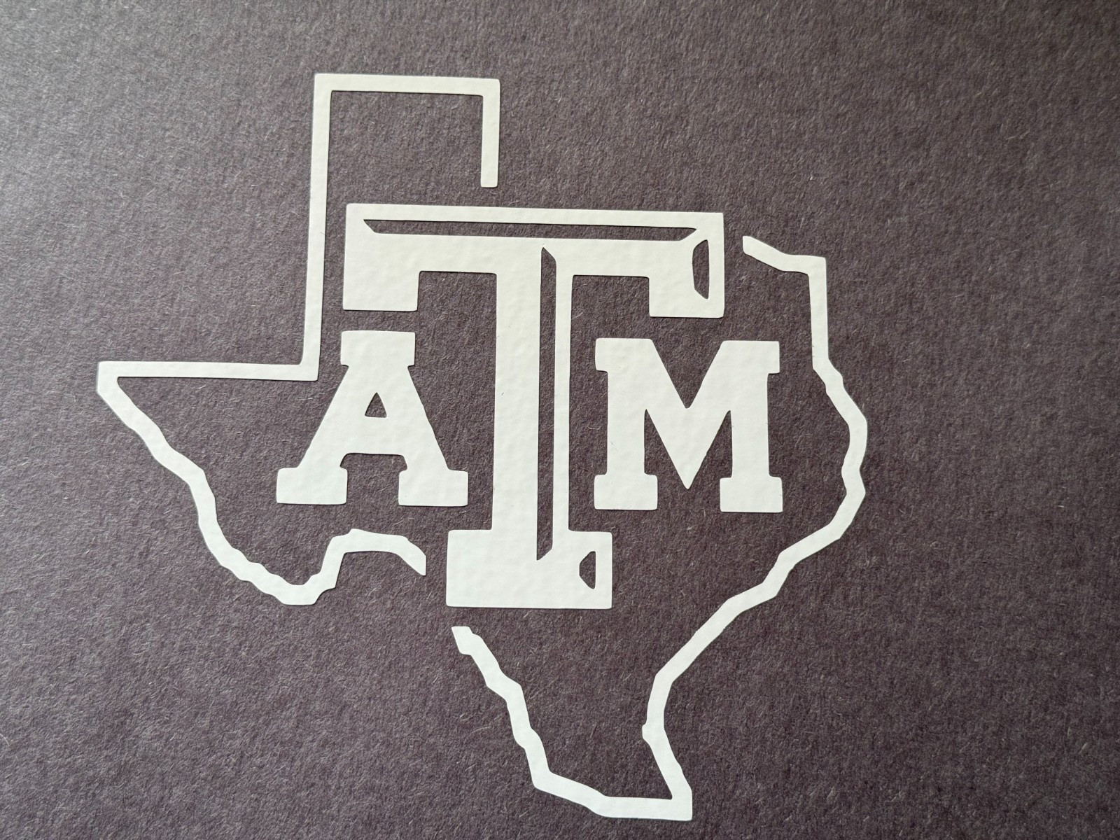 NCAA TEXAS A&M AGGIES VINYL STICKER DECAL