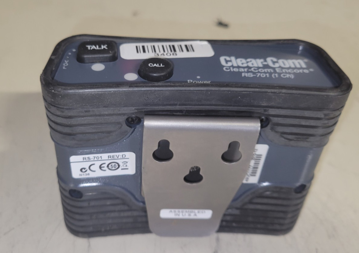Clear-Com RS-701 Single-Channel Standard Beltpack