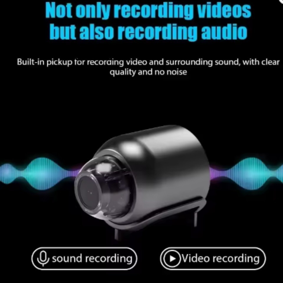 mini 1080p hd wireless security camera night vission motion detection