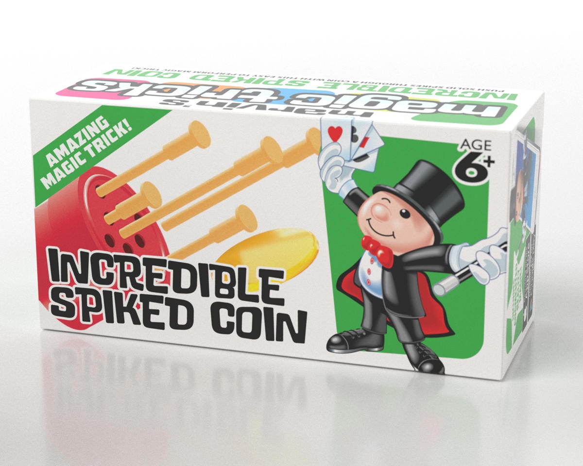 Marvin's Magic Pocket Money Items 1-Spiked Coin [MMJMME0122]