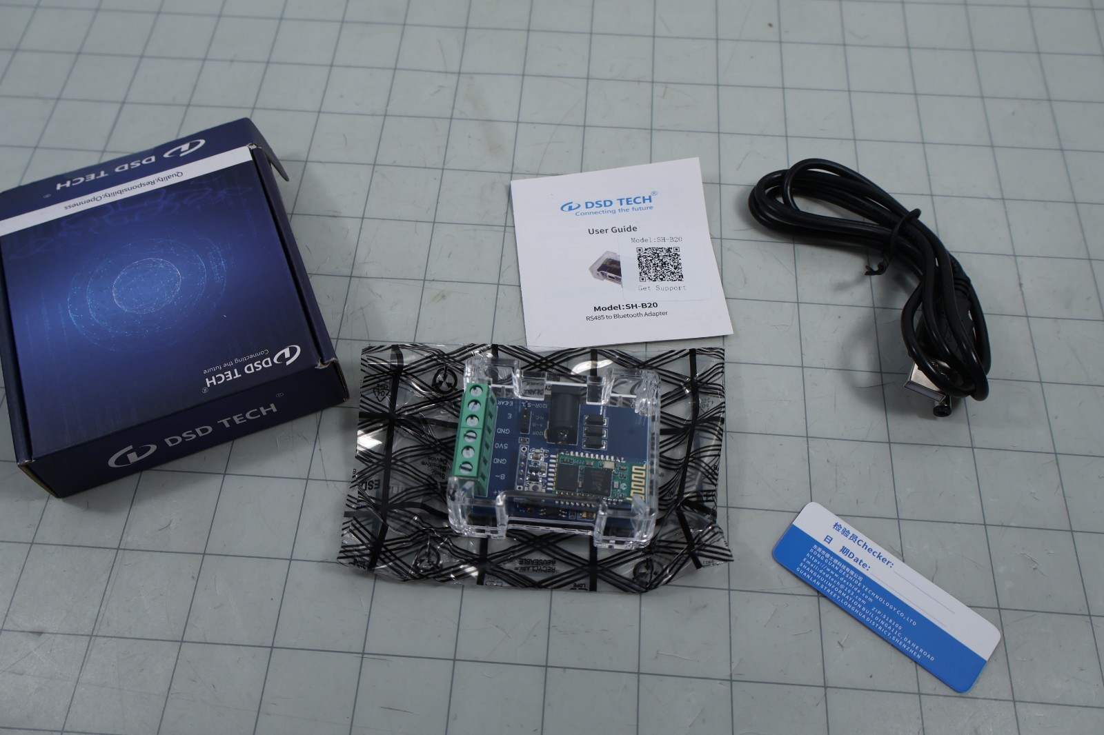 DSD Tech SH-B20 RS485 to Bluetooth SPP Adapter for Android & Windows OS NEW