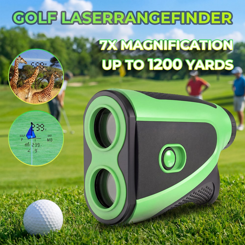 GTGUARD Golf Rangefinder With Slope Magnet Flag Locking Vibration Rechargeable