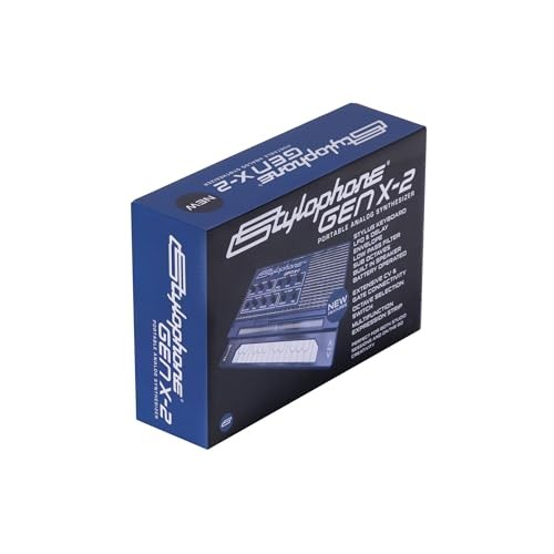 Portable analogue synthesizer keyboard with speaker delay filter