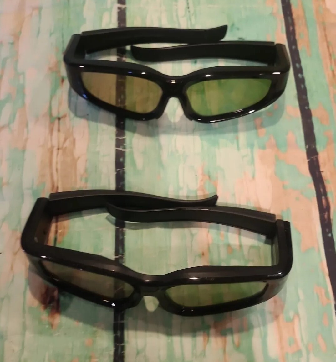 LG 3D Glasses AG-S110 AGS110 3D Active Shutter Glasses USB Missing Untested