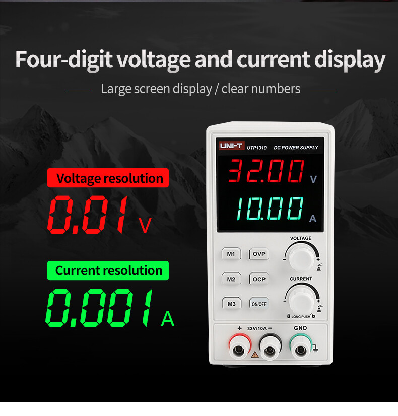 DC Power Supply 32V 10A Current Adjustable 4 Digits Display AC Voltage Regulator
