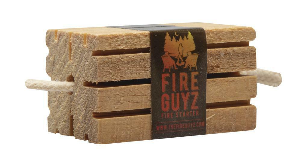 4 pack Fire Guyz Fire Starter Campfire Fireplace Cooking All Natural Survival
