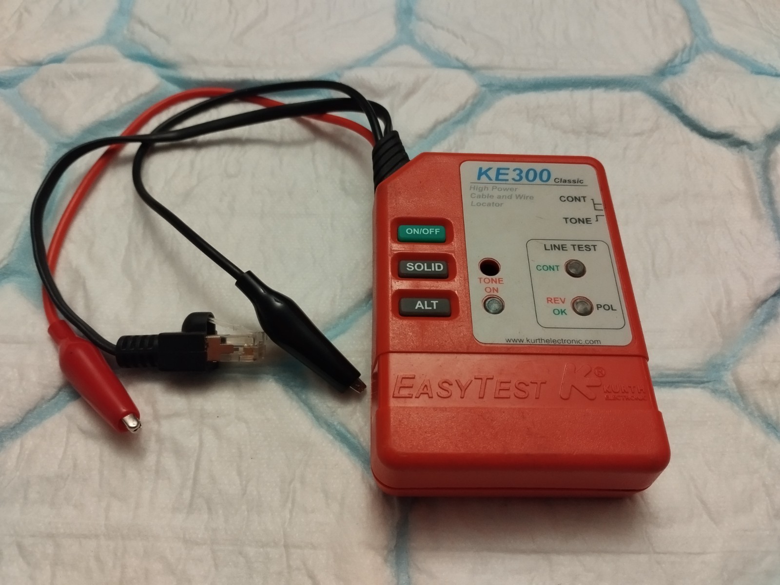 Kurth Elektronik EASYTEST KE 300 Classic Line Finder Line Tracking